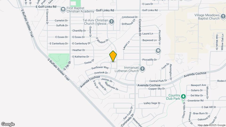 1517 Skyline Ave Map and Location Details