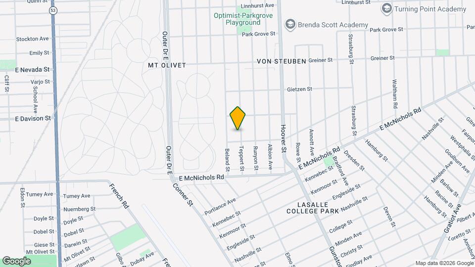 17335 Teppert St Map and Location Details