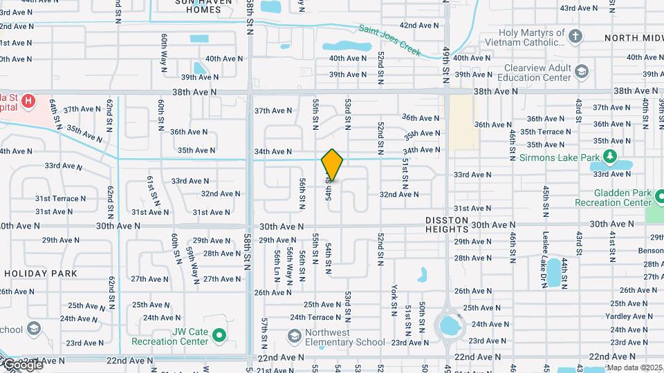 3201 54th St N Map and Location Details