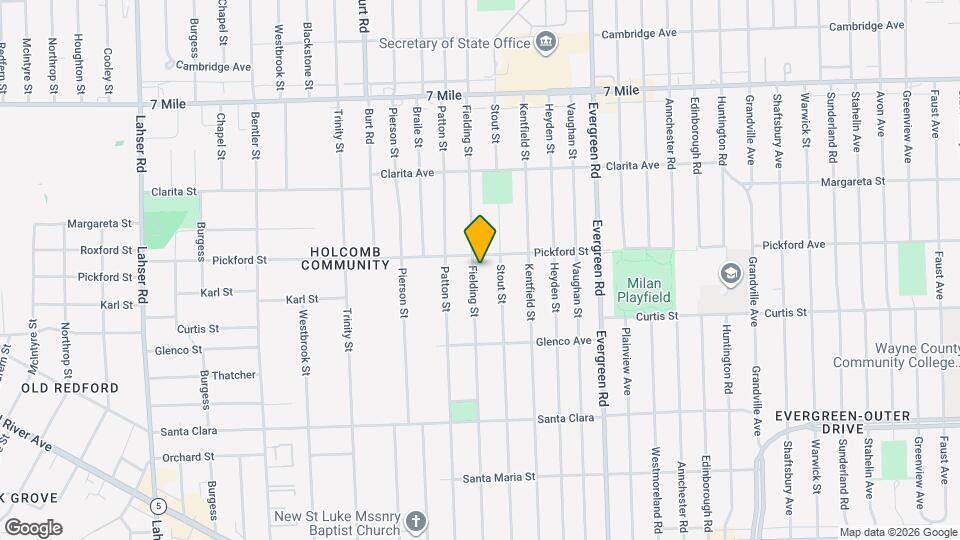 18274 Fielding St Map and Location Details
