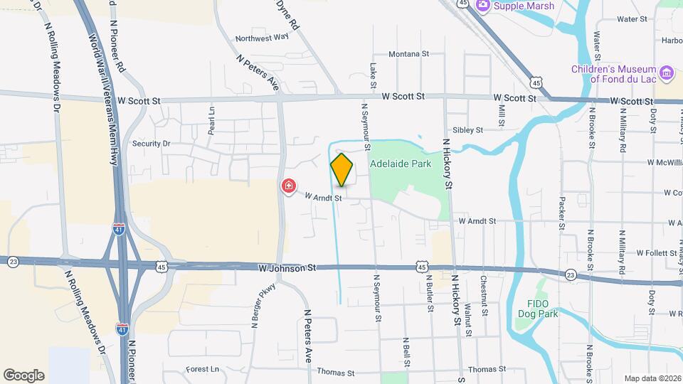 591 W Arndt St Map and Location Details