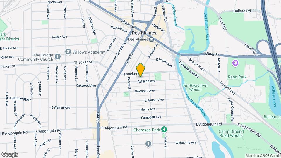 1454 Ashland Ave Map and Location Details