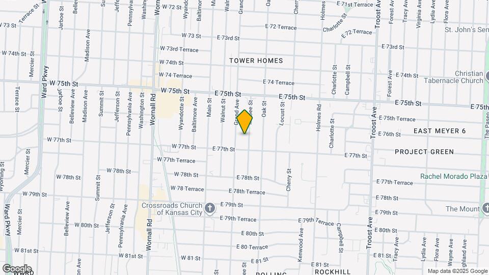 7626 McGee St Map and Location Details