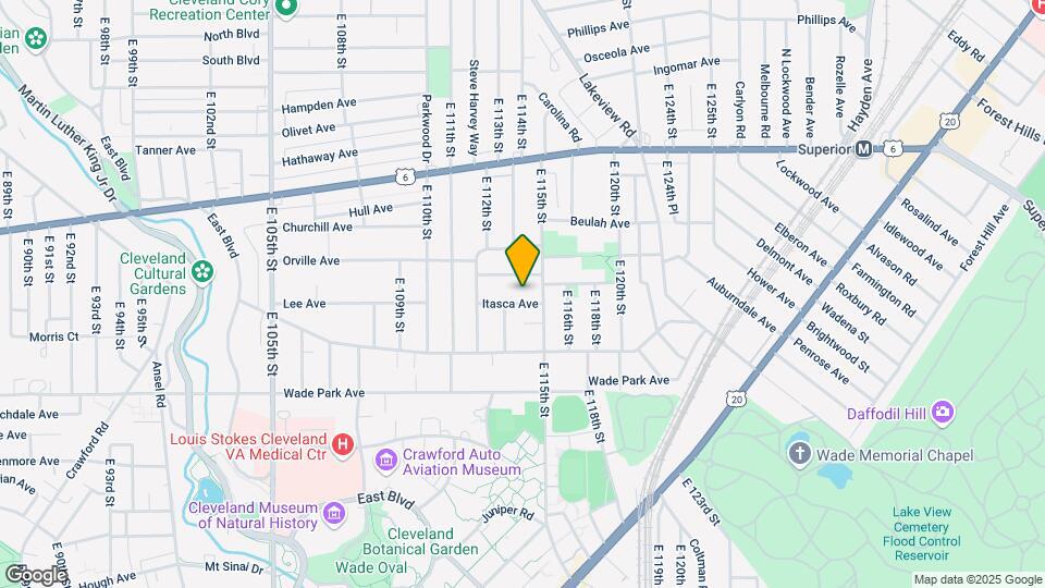 11403 Itasca Ave Map and Location Details