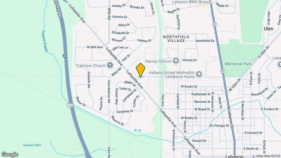 1401 W Camp St Map and Location Details