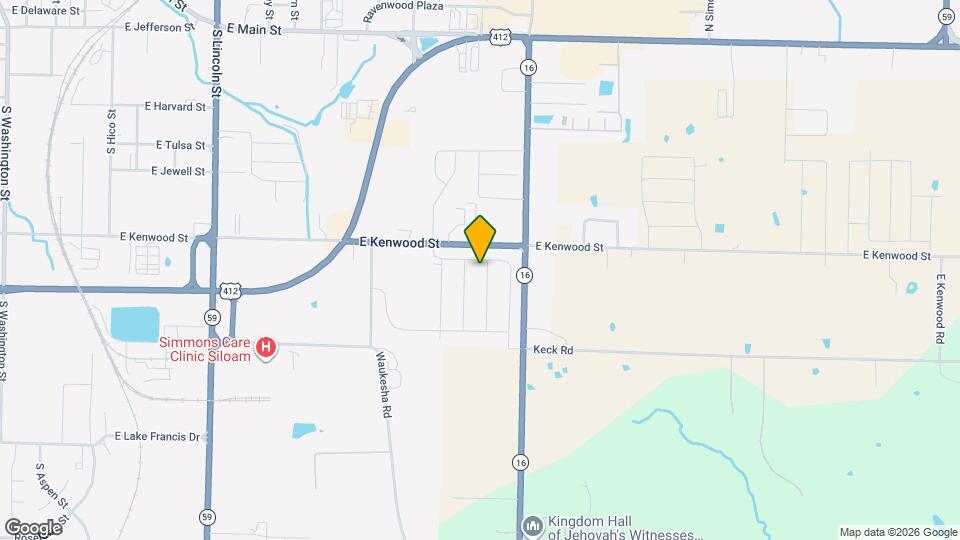 1402 S Pampas St Map and Location Details