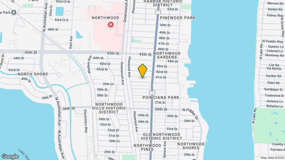 633 40th St Mapa y Detalles de la Ubicación