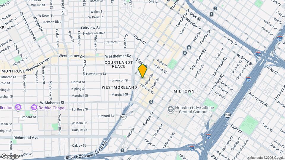 3401 Louisiana St Map and Location Details
