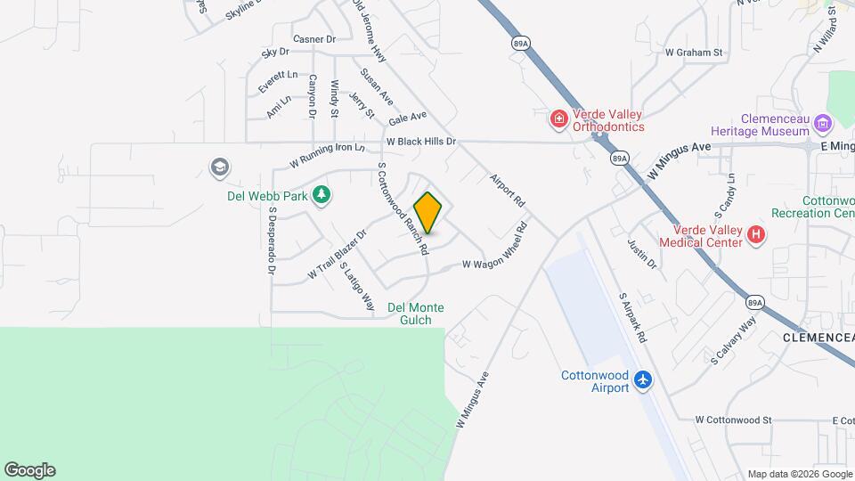 255 S Cottonwood Ranch Rd Map and Location Details