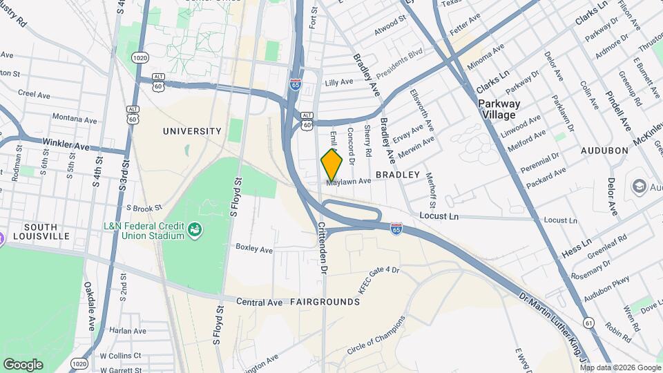 2500 Emil Ave Mapa y Detalles de la Ubicación