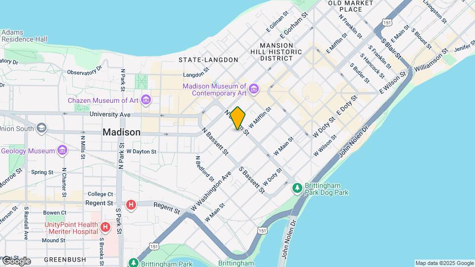 410 W Mifflin St, Unit 2 Mapa y Detalles de la Ubicación