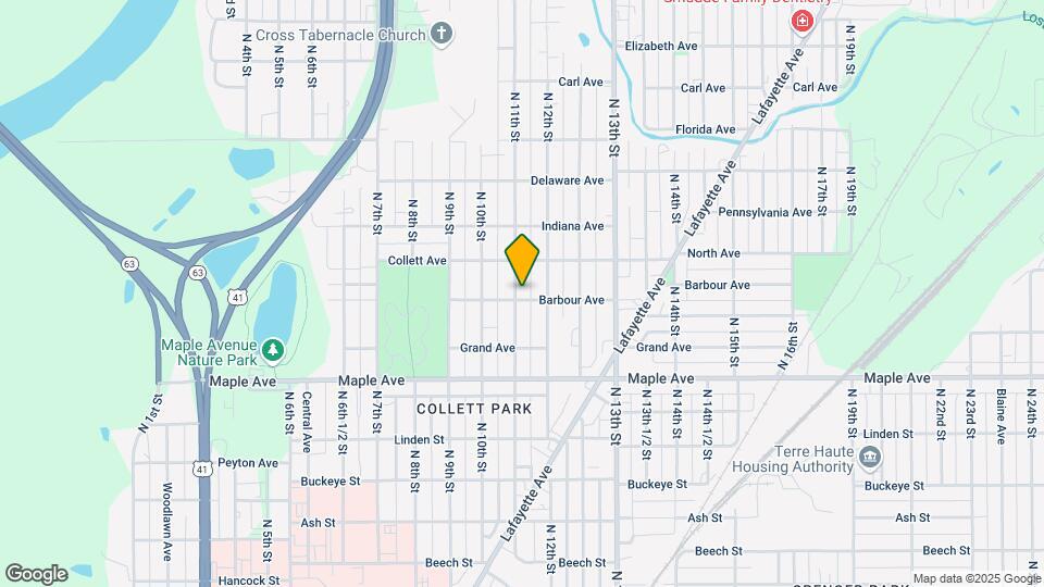 2305 N 11th St Map and Location Details