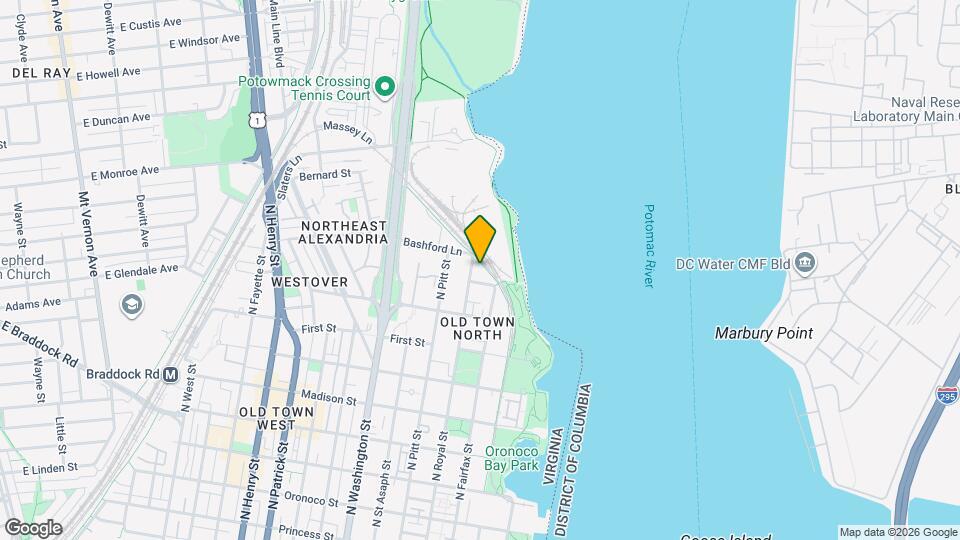 1201 N Royal St Map and Location Details