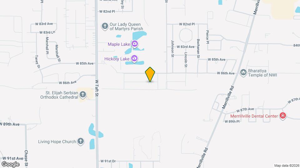 1743 W 86th Ln Map and Location Details