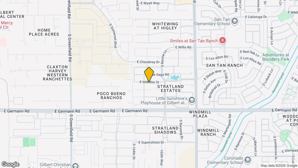 2895 E Melrose St Map and Location Details