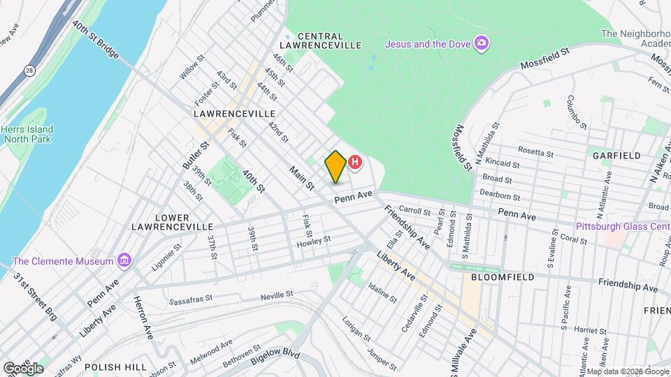 4208 Calvin St Map and Location Details