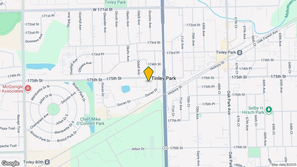 17515 Sandalwood Dr Map and Location Details