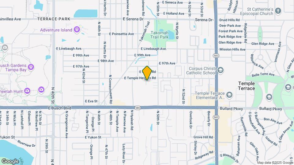 4821 Temple Heights Rd Map and Location Details