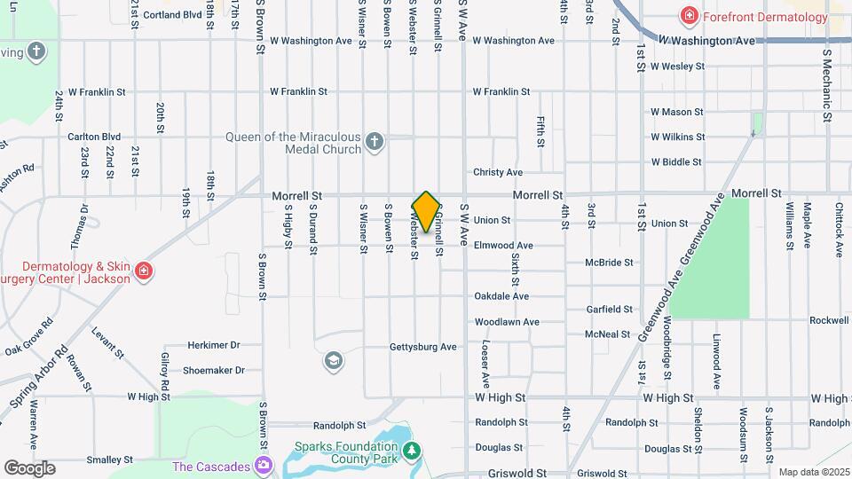 906 Elmwood Ave Map and Location Details