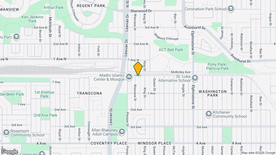 619 Wascana St Map and Location Details