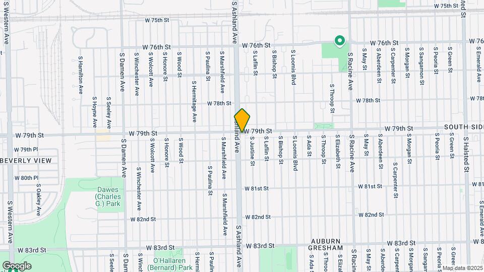 7901 S Ashland Ave Map and Location Details