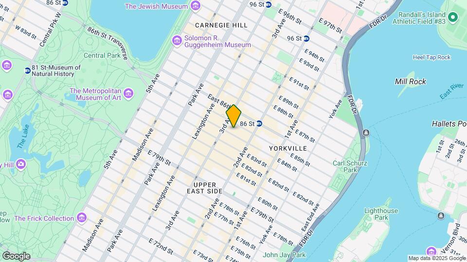217 E 84th St Map and Location Details