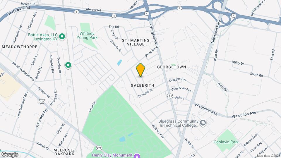 747 Florence Ave Map and Location Details