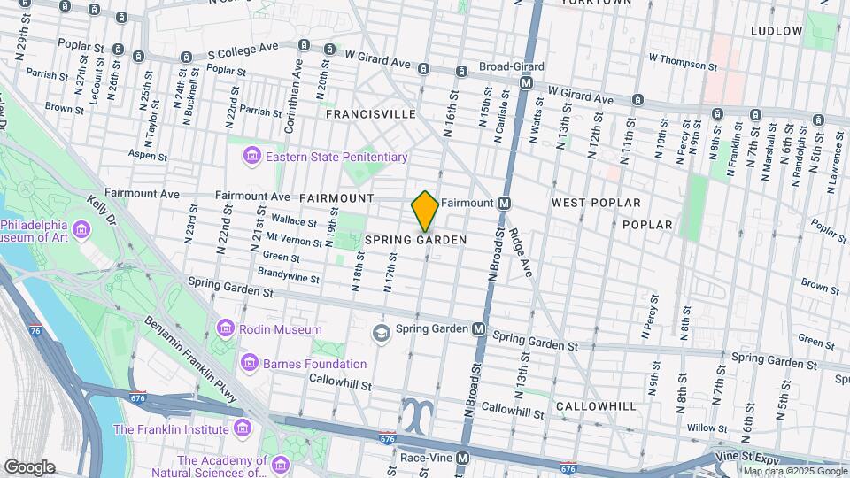 610 N 16th St Map and Location Details