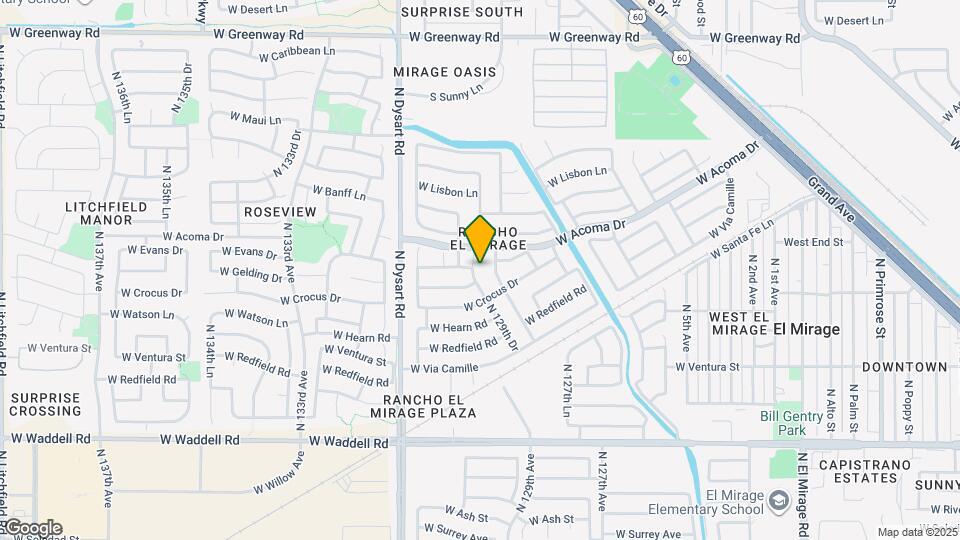 14429 N 129th Dr Map and Location Details