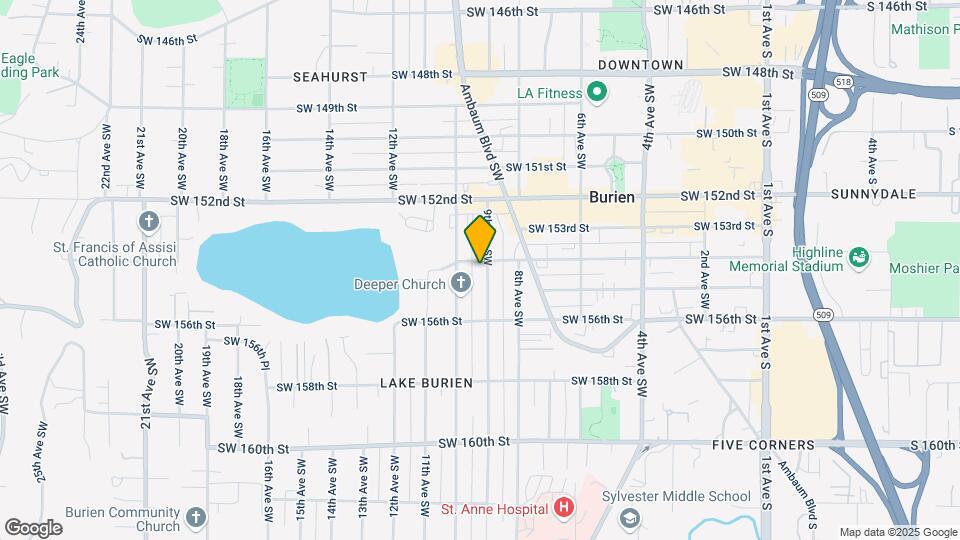 15409 9th Ave SW Map and Location Details