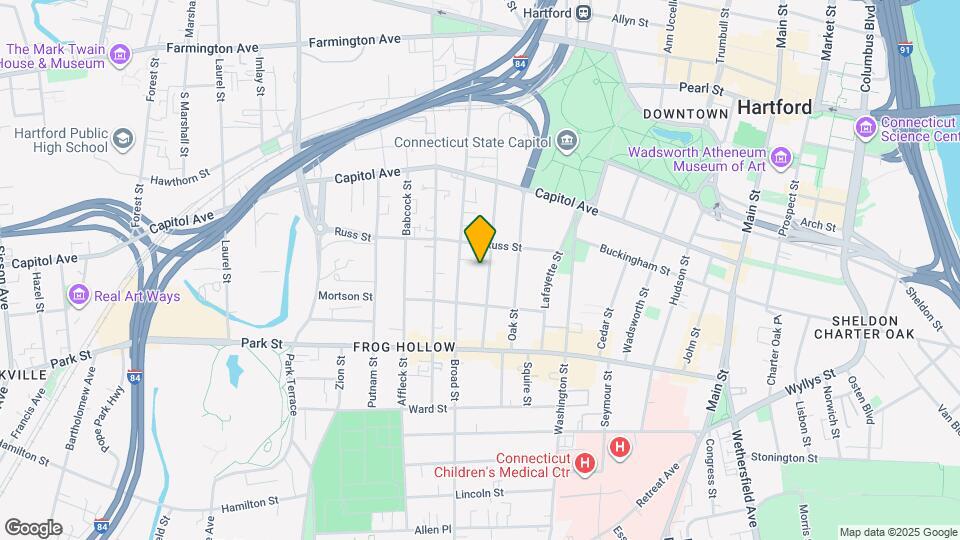 101 Hungerford St Map and Location Details