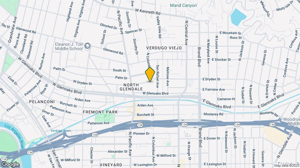404 W Dryden St Mapa y Detalles de la Ubicación