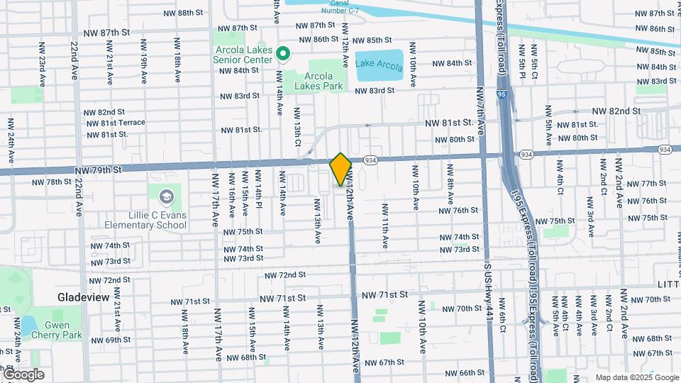 1231-1237 NW 77th Ter Map and Location Details