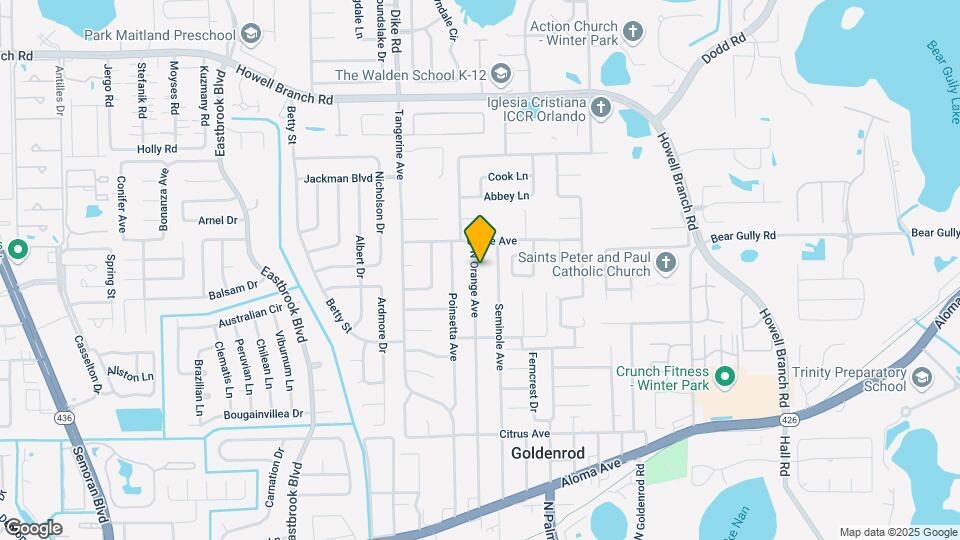 5335 N Orange Ave Map and Location Details