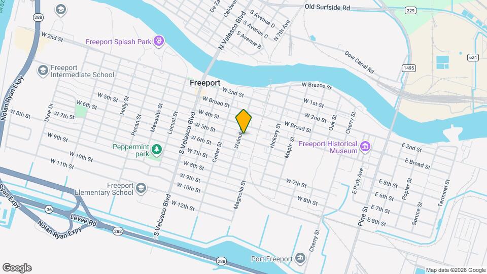 726 W 5th St Map and Location Details