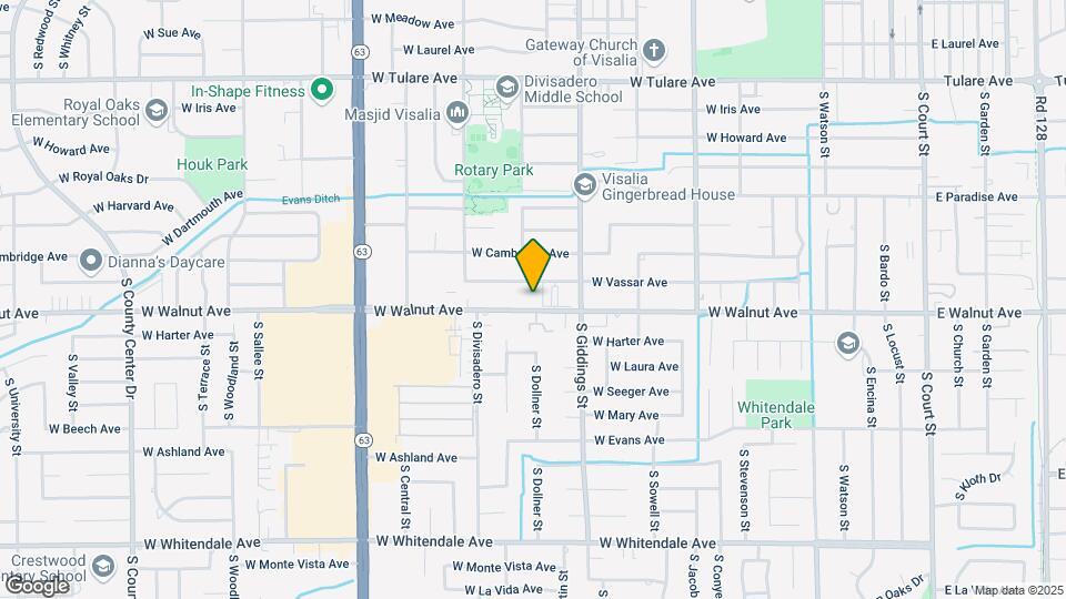 1450 W Walnut Ave Mapa y Detalles de la Ubicación