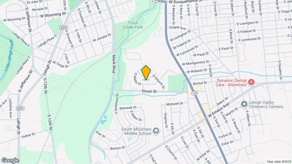 689 W Brookdale St Map and Location Details