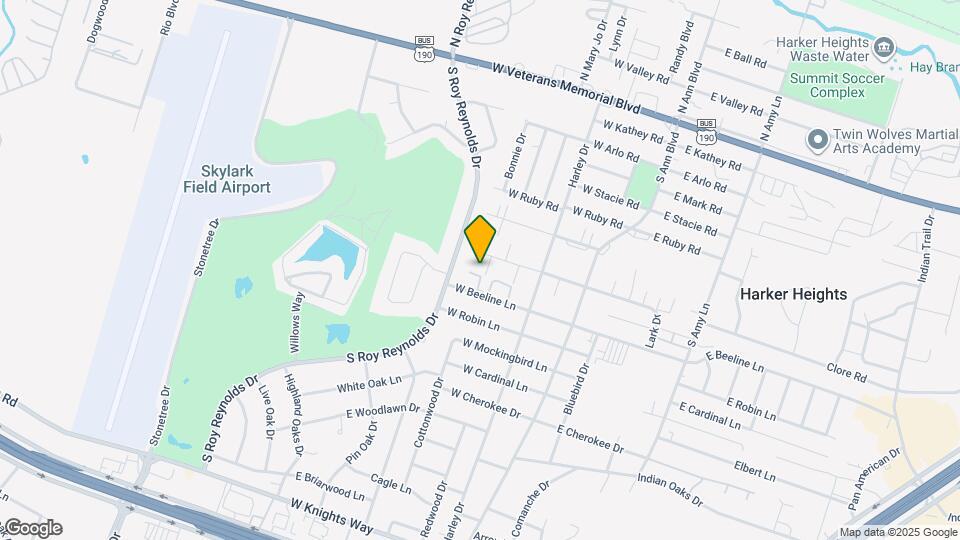 807 White Meadow Ln Mapa y Detalles de la Ubicación