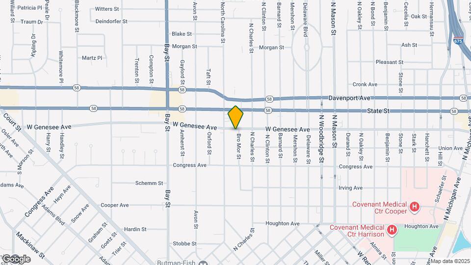 2207 W Genesee Ave Map and Location Details