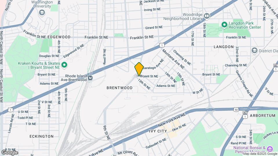 1309 Bryant St NE, Unit 101 Map and Location Details