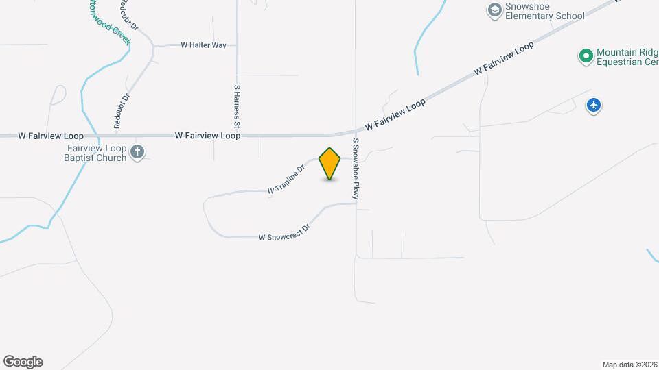 2451 W Snowcrest Dr, Unit #2 Map and Location Details