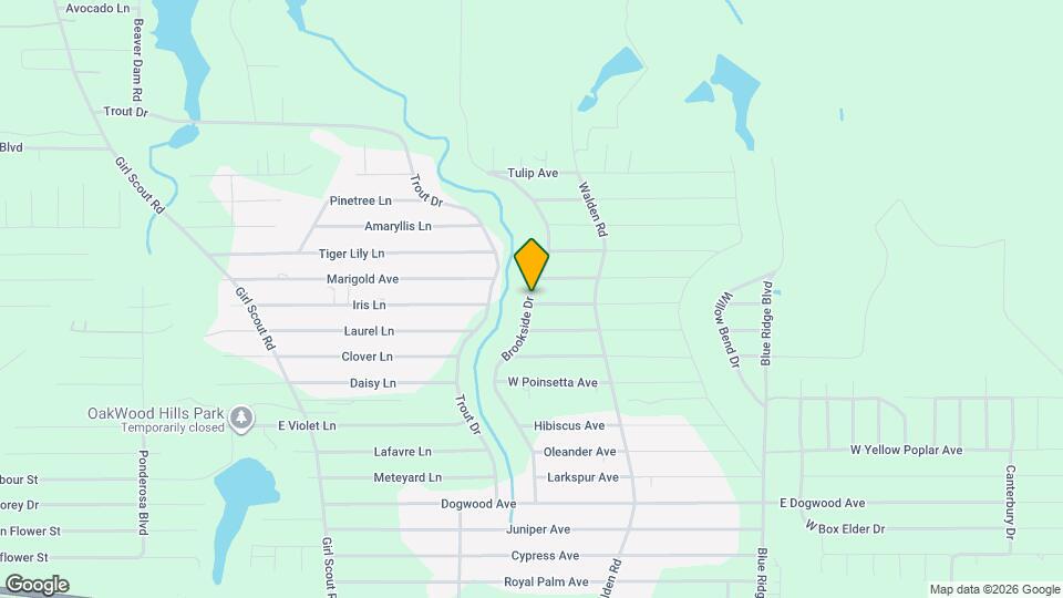 552 Brookside Dr Mapa y Detalles de la Ubicación