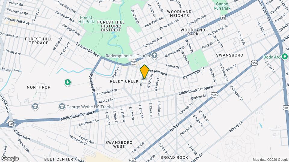 203 W 33rd St Map and Location Details