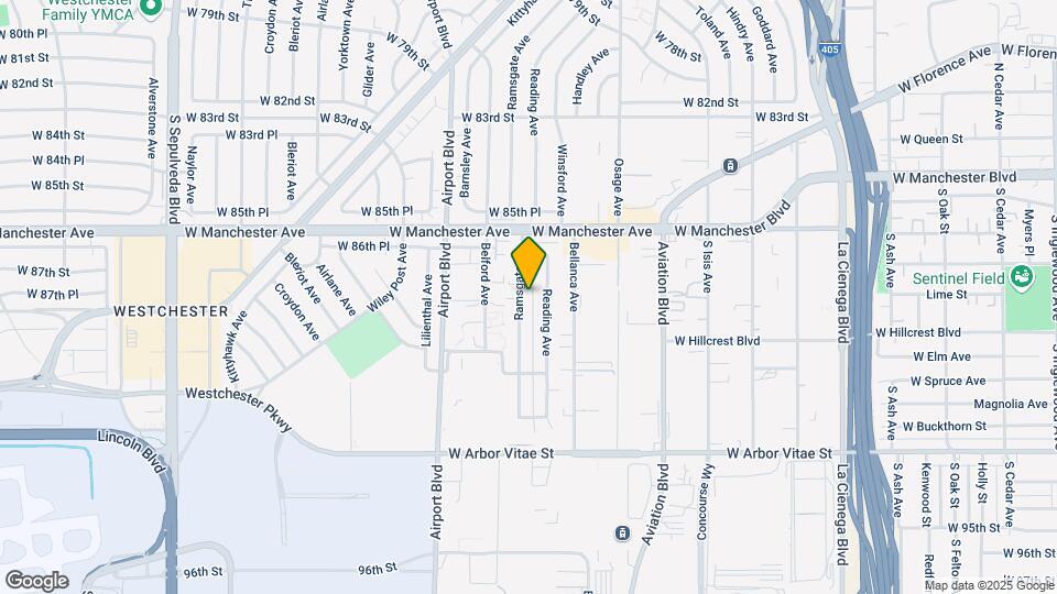 8800 Ramsgate Ave Map and Location Details