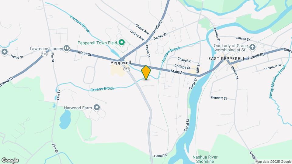 Pepperell Meadows Mapa y Detalles de la Ubicación