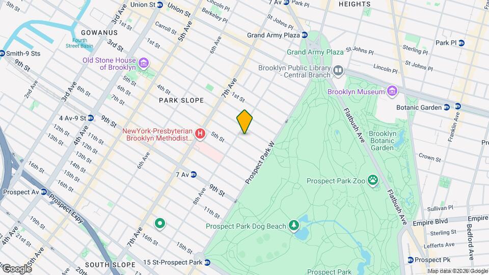 539 4th St Map and Location Details