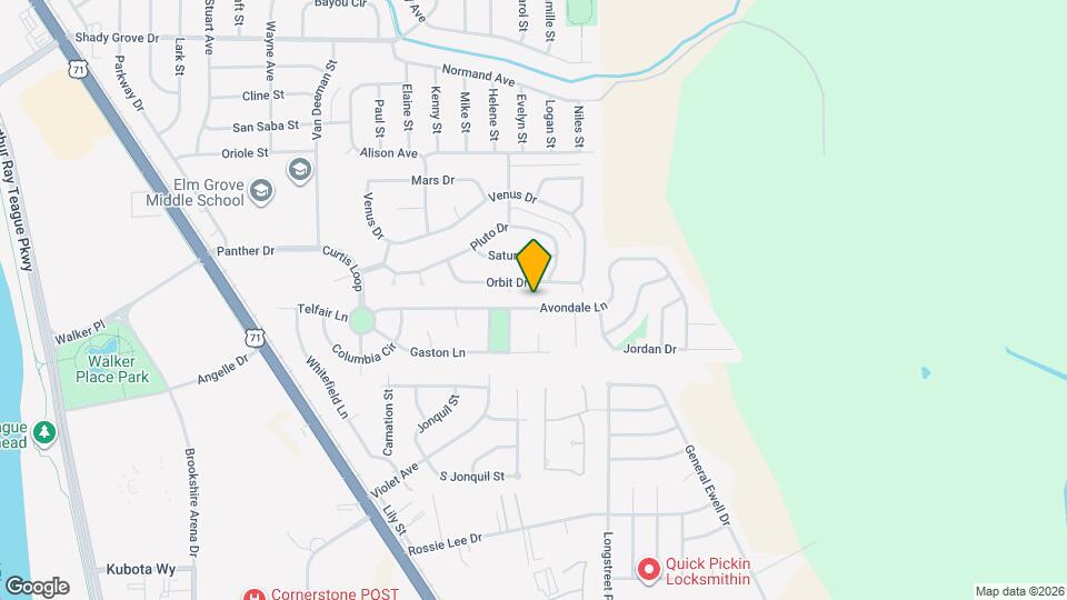 258 Avondale Ln Map and Location Details