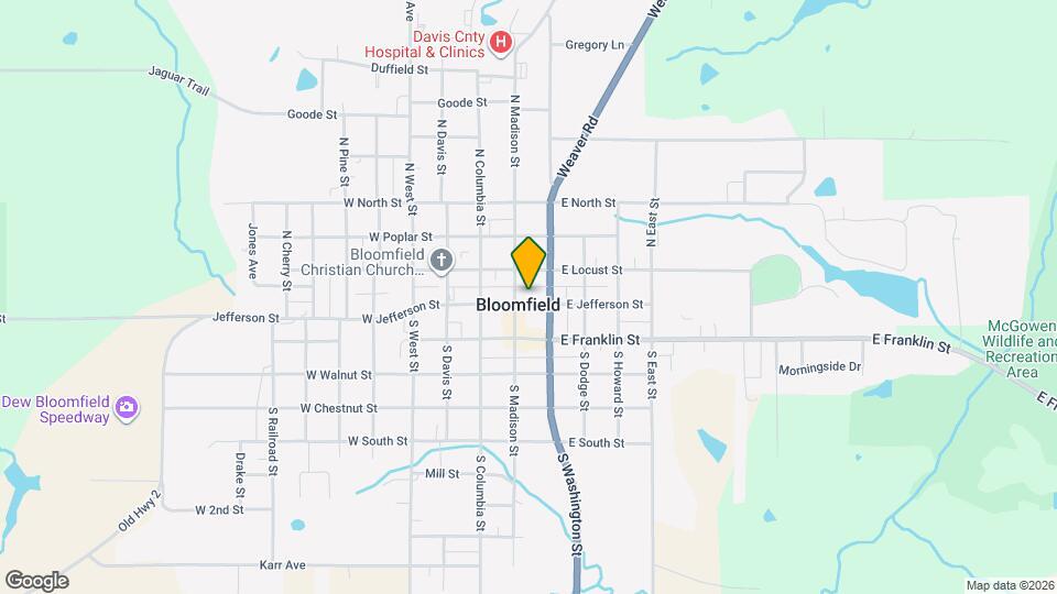 106 E Jefferson St Map and Location Details