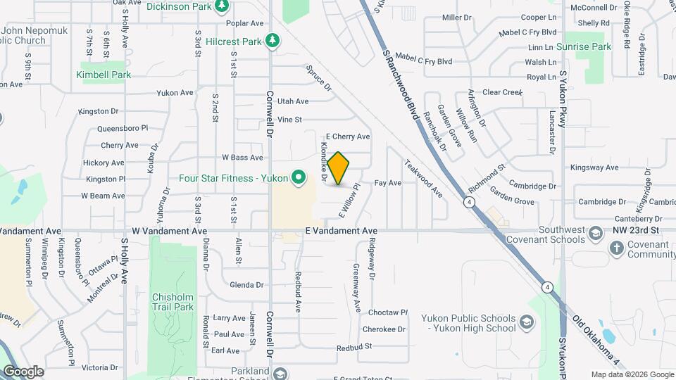 216 Klondike Dr Mapa y Detalles de la Ubicación