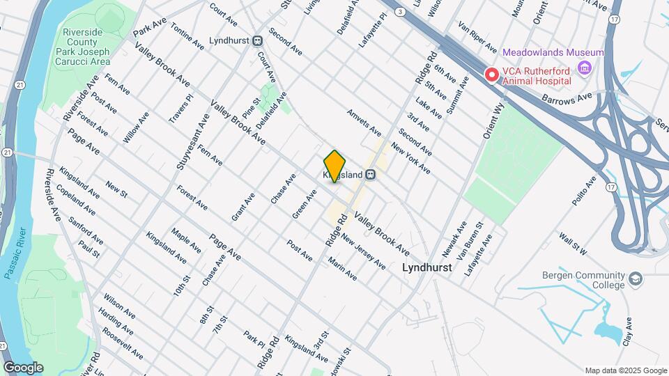 545 Valley Brook Ave Map and Location Details
